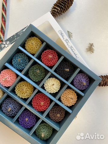 Набор свечи из вощины подарок