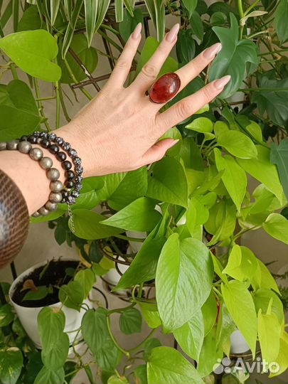 Янтарь кольцо