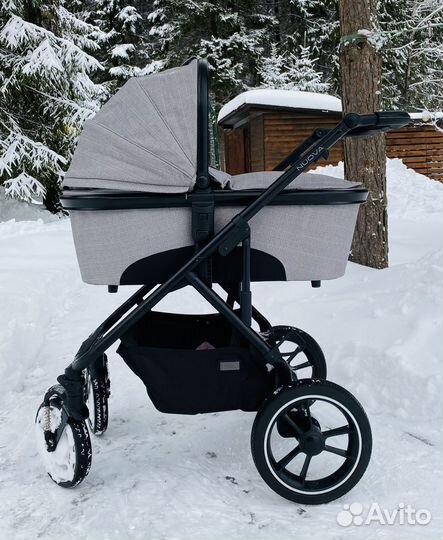 Коляска 2 в 1 люлька прогулка+ конверт осень-зима