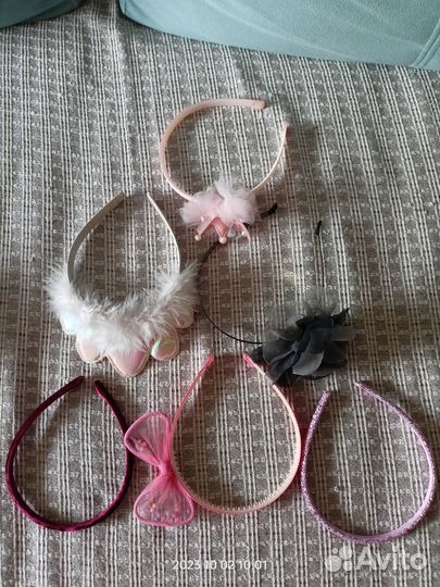 Ободки с цветами и простые