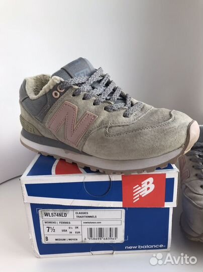 Кроссовки зимние женские New balance 574