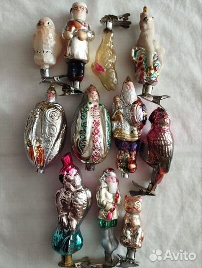 Елочные игрушки СССР