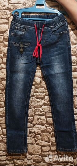 Джинсы на девочку 122 128