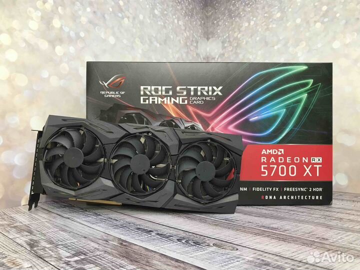 RX 5700 XT 8Gb Asus Rog Strix Gaming, Горячая