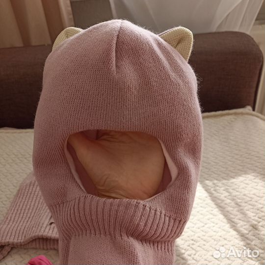 Зимние шапочки на девочку + краги