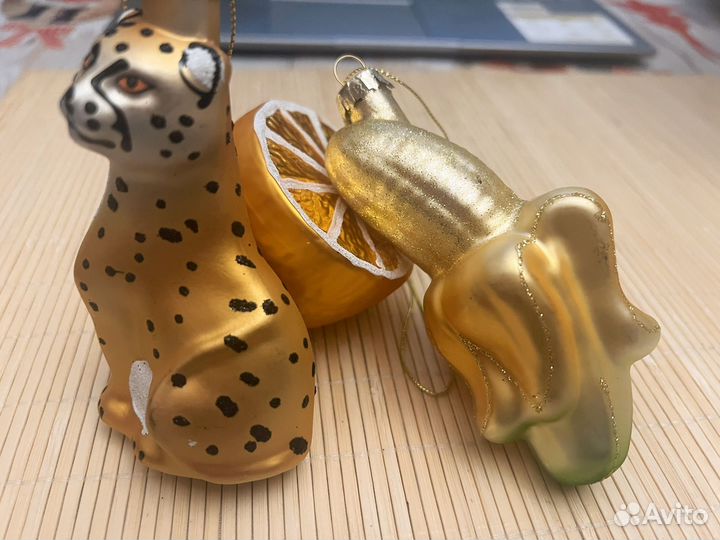 Елочные игрушки стекло