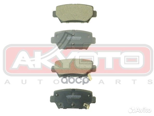 Колодки тормозные AKD-04102 akyoto