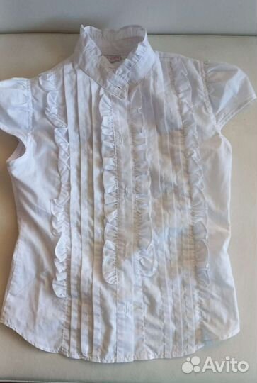 Блузка для девочки школьная