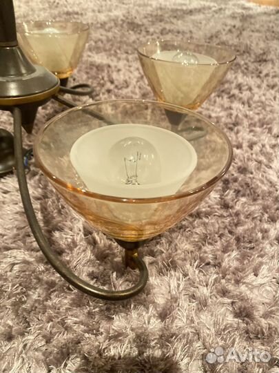 Люстра потолочная италия бу