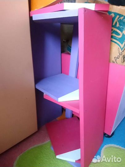 Коробка для игрушек и полки 2шт