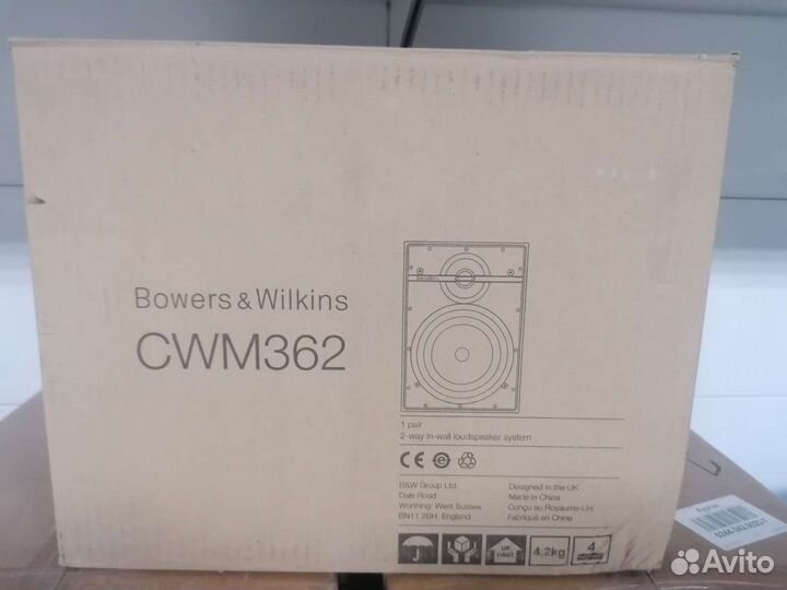 Встраиваемая акустика BW CWM 362