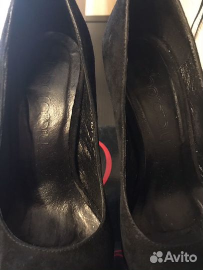 Туфли замшевые 35 р-р