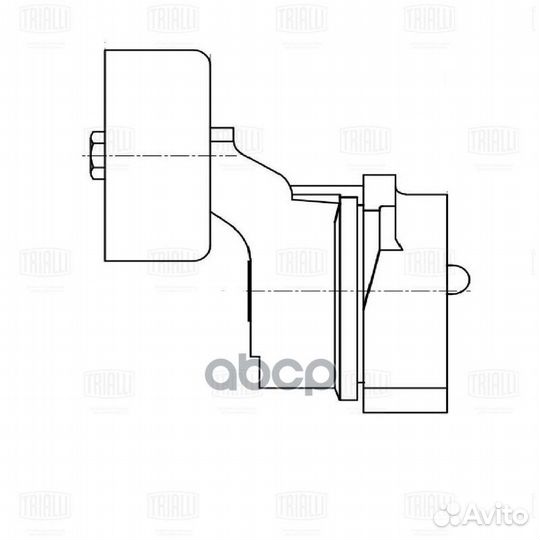 Ролик ремня приводного KIA sorento 02- 2.5D с н