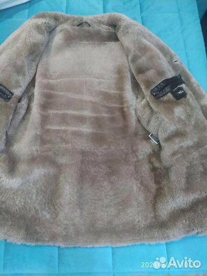 Кожаная дубленка мужская