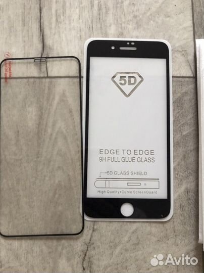 Защитное стекло на Iprone 8+,6+