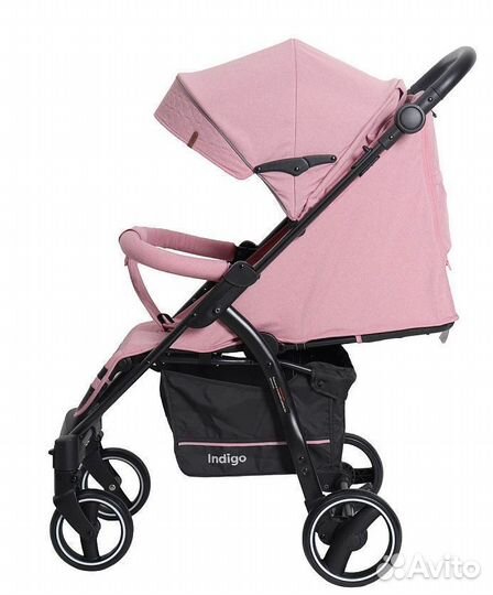 Прогулочная коляска Indigo Sigma Lux розовый