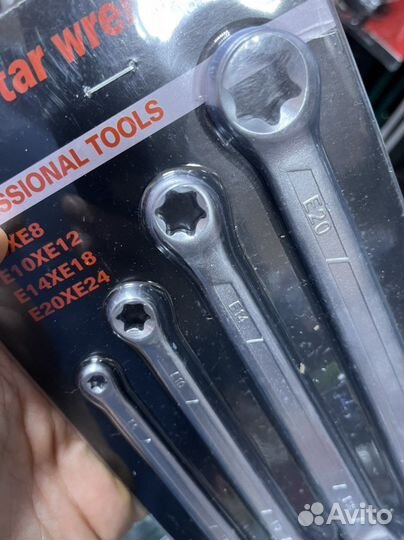 Набор ключей накидных Torx e6-24