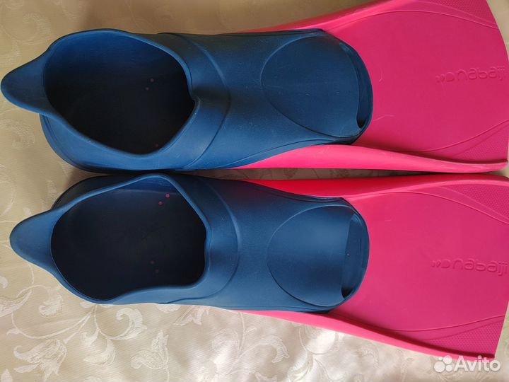 Ласты Nabaiji Oxylane, р. 32-33, розовые