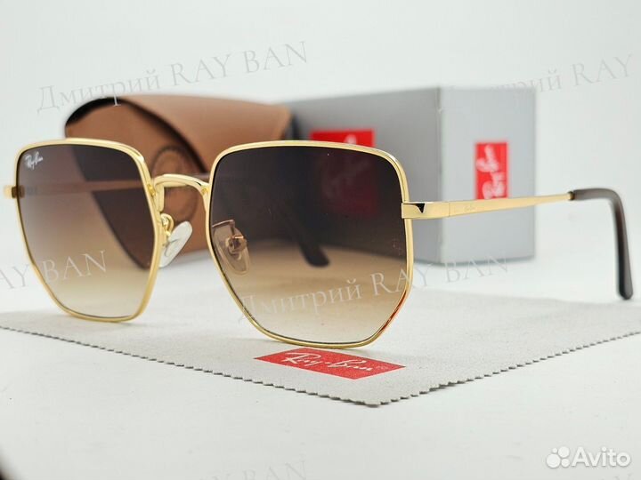 Очки Ray Ban 3764 Brown Gradient