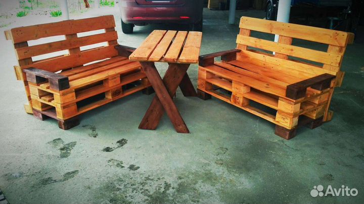 Мебель из поддонов в стиле лофт