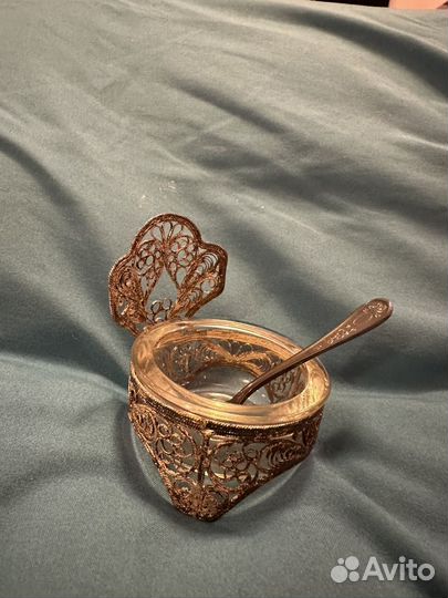 Солонка мельхиор