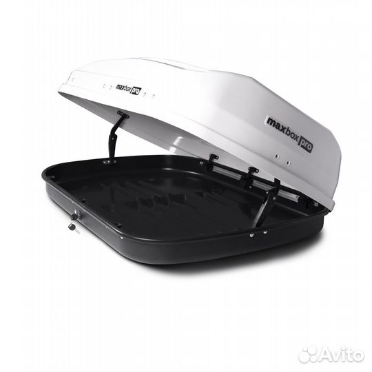 Автобокс на крышу MaxBox PRO 430 белый