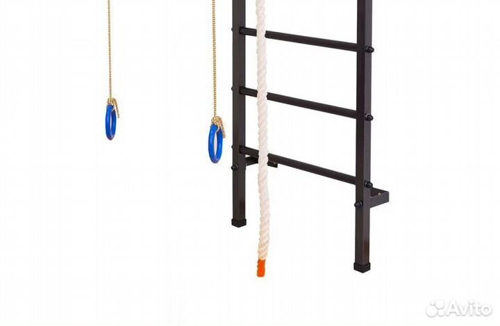 Шведская стенка R12, рукоход, канат, кольца