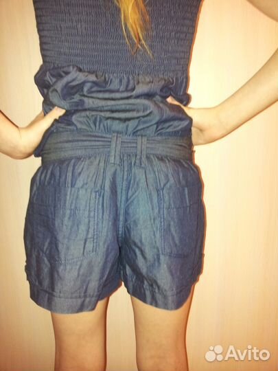 Полукомбез джинсовый, новый 12-16 лет