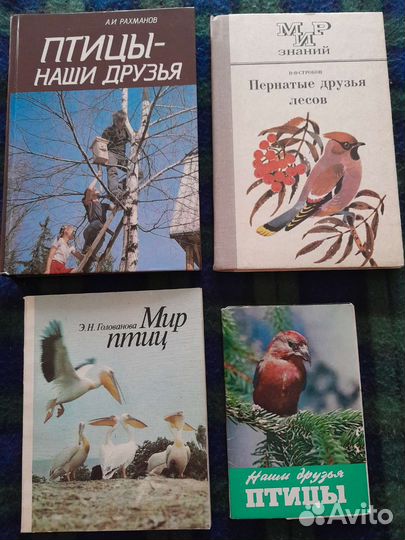 Книги о птицах ссср+открытки