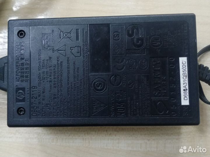 Блок питания для принтеров hp