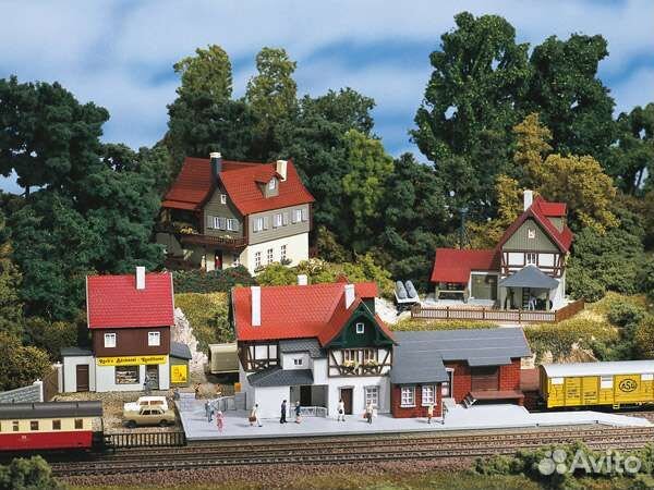 Vero. Модели домиков. Собраны. Масштаб тт