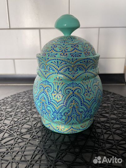 Бочонок деревянный и бочонок расписной