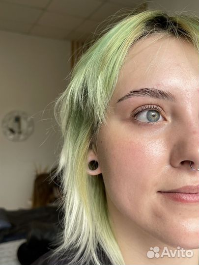 Долговременная укладка бровей ламинирование ресниц