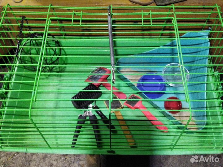 Клетка для декоративного кролика и сопутствующие