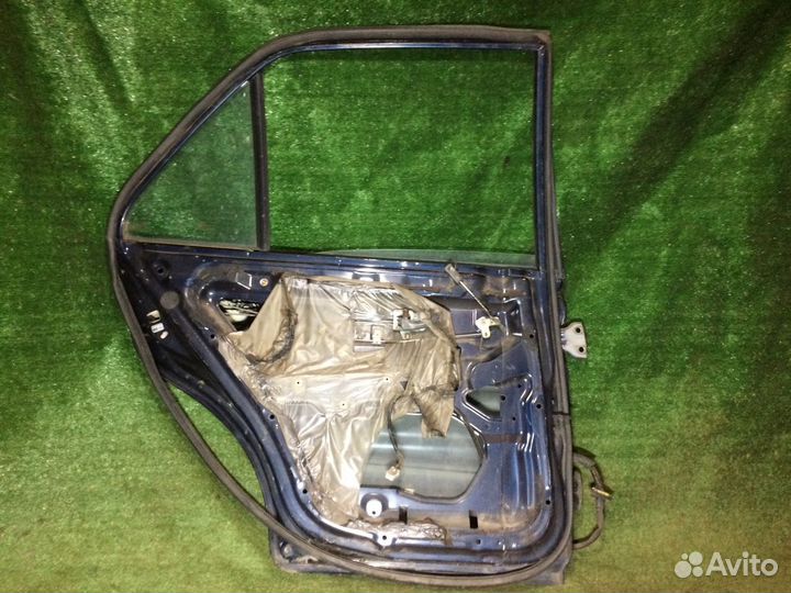 Дверь задняя левая Mitsubishi Lancer CB CD Синяя в