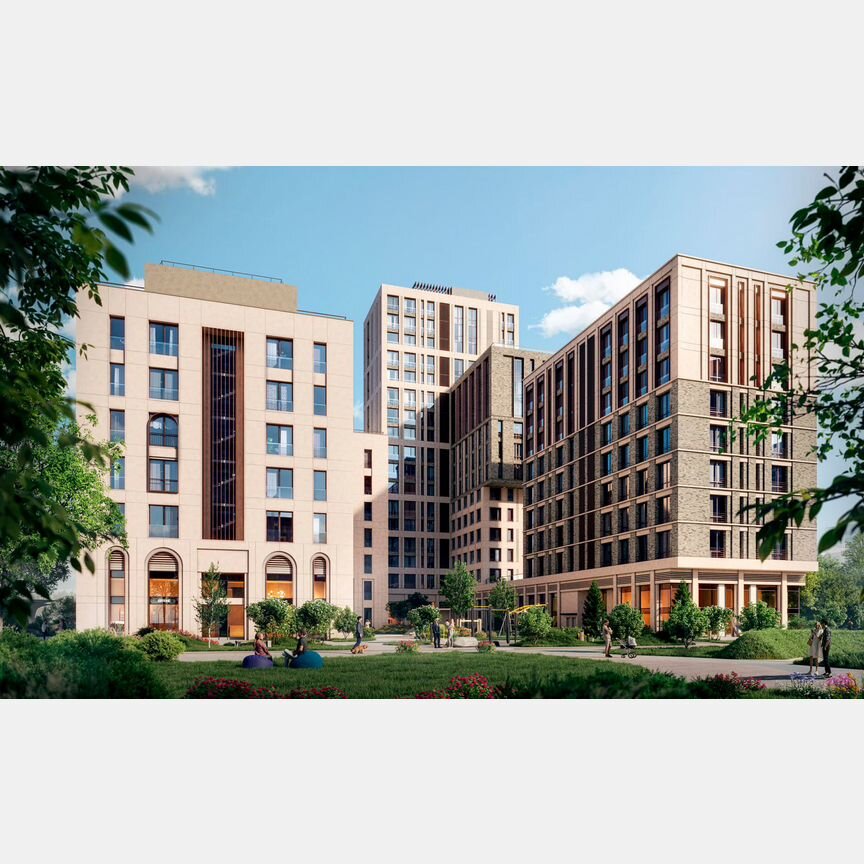 2-к. квартира, 65,4 м², 12/27 эт.