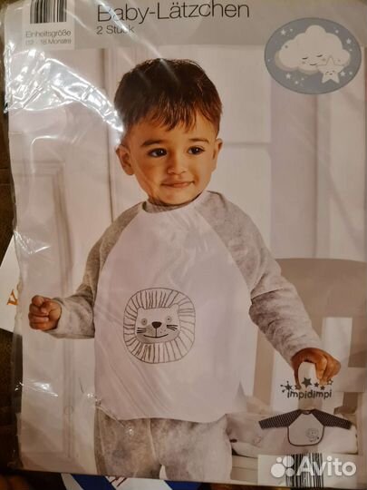 Слюнявчик нагрудник, новый комплект