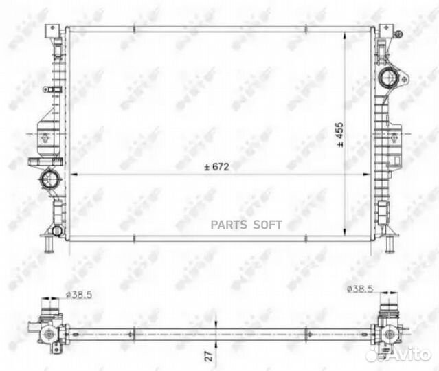 Радиатор ford S-Max 2.0D 06