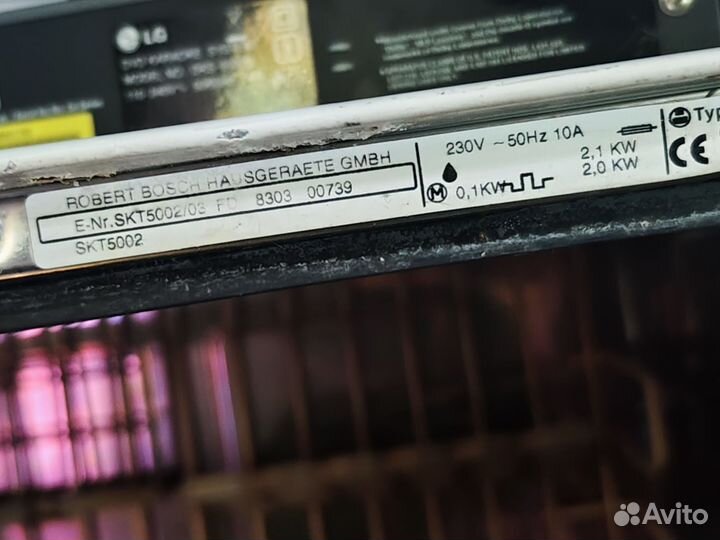 Посудомоечная машина Bosch skt5002 запчасти