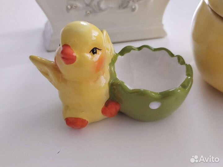 Салфетница сахарница подставка для яиц керамика