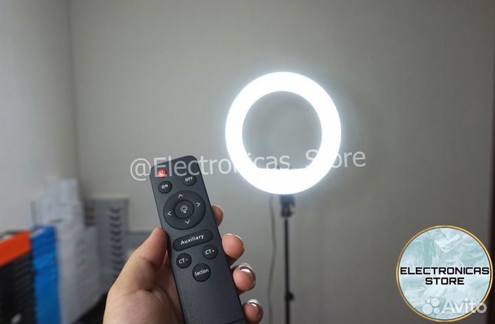 Кольцевая Лампа 45 см Бело-Алебастровая RL-18