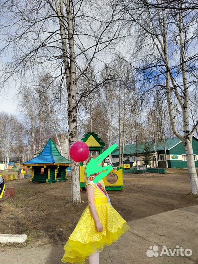 Платье на выпускной в детский сад со шлейфом