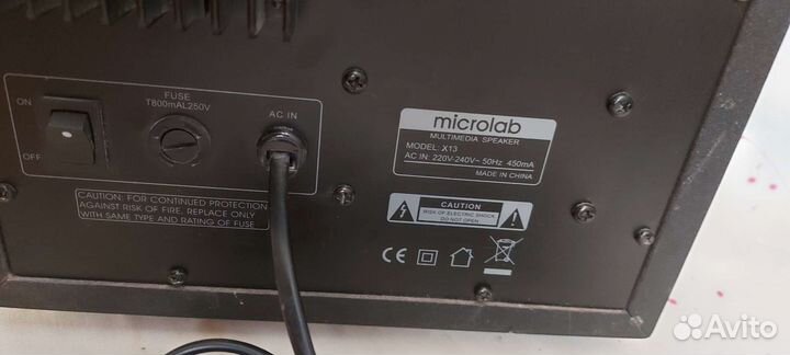 Мощная акустическая система с пультом Microlab X13