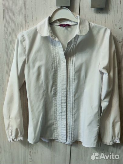 Блузка белая школьная