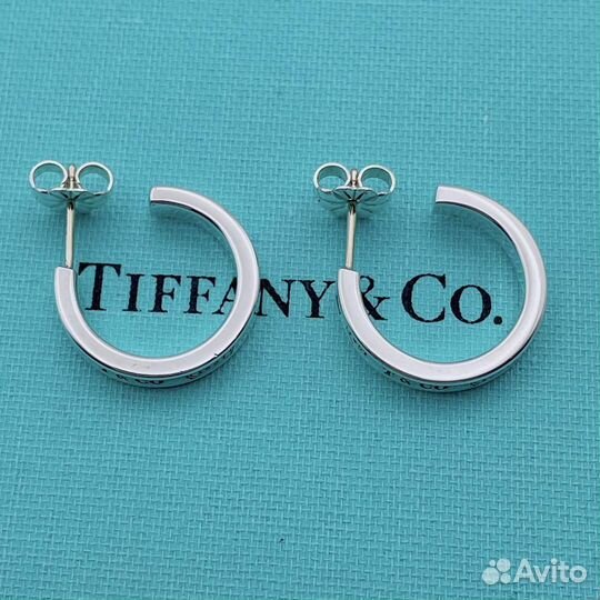 Серьги Tiffany & Co 1837 Hoop earrings