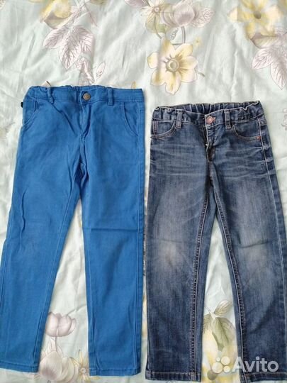 Брюки, джинсы, лонгслив для мальчика р 122-128см