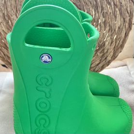 Детские резиновые сапоги crocs c 9, 26 размер