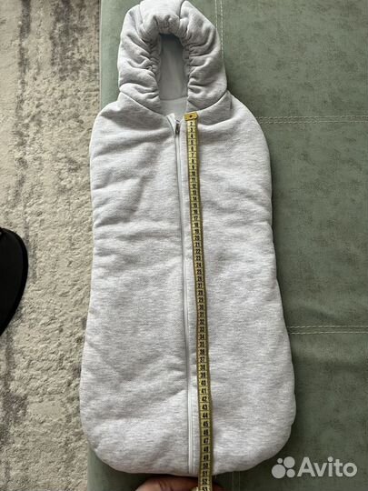 Кокон теплый для новорожденных поддевка