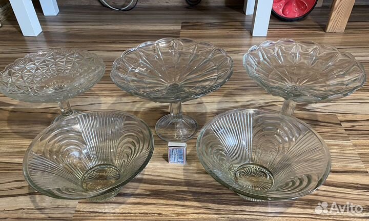 Посуда СССР стекло винтаж вазы графины и тд