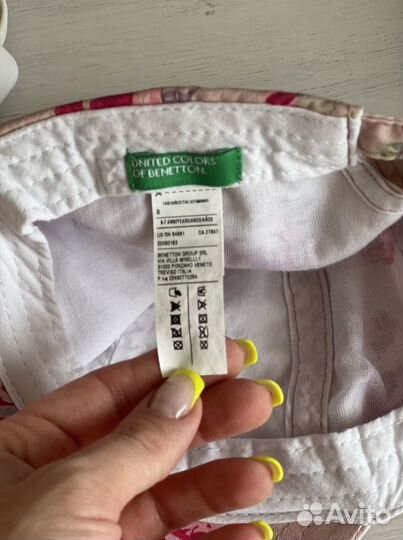 Бейсболка детская benetton